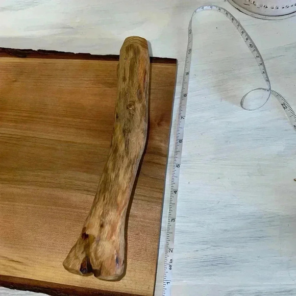 Charcuterie board. Live Edge MAPLE. CUSTOM MADE. BRANCH HANDLES, OILED FOOD SAFE - Picture 10 of 13